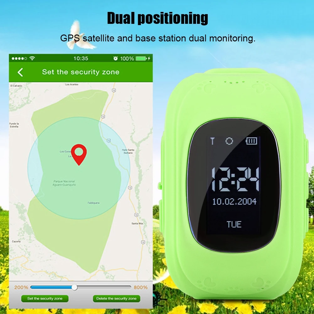 Erilles Smart Watch Waterproof Intelligent Touch Dual Positioning Remote Monitoring Time Display Children?s Wristband Smartwatch Erilles Smart Watch Waterproof Intelligent Touch Dual Positioning Remote Monitoring Time Display Children?s Wristband Smartwatch