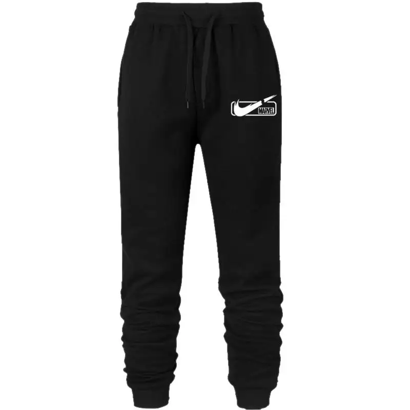 

2019 Spring Autumn Fleece Sweatpants Women Casual Sports Pants Print Band Logo Trousers Women/man Sweat Pants Female Plus Size