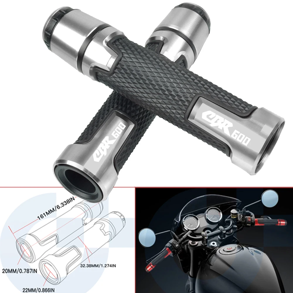 Для Honda CBR 600 CBR600 1991-2007 1992 1993 CNC Алюминий мотоцикл грипса на руль штыри и рука бар наконечники для ручки управления мотоциклом