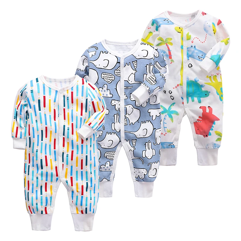 Одежда для сна для новорожденных; одеяло для маленьких мальчиков и девочек; пижама с длинными рукавами для малышей 3, 6, 9, 12, 18, 24 месяцев; детская пижама