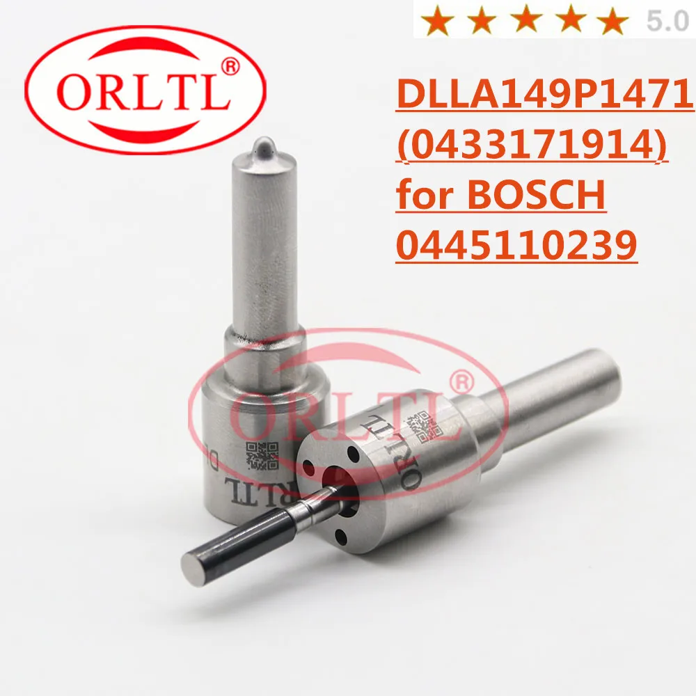 ORLTL Black Needle Nozzle DLLA149P1471 (0433171914) Common Rail Injector DLLA 149 P 1471 ) for 0445110239 0433171914 | Автомобили и