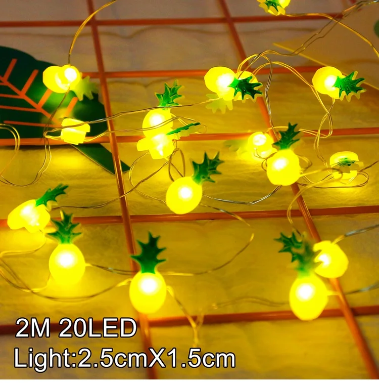 light pineapple Рождественская гирлянда, светодиодный украшения для рождественской елки, украшение на открытом воздухе, Рождественский Декор для дома, Рождественский подарок на год - Цвет: light pineapple