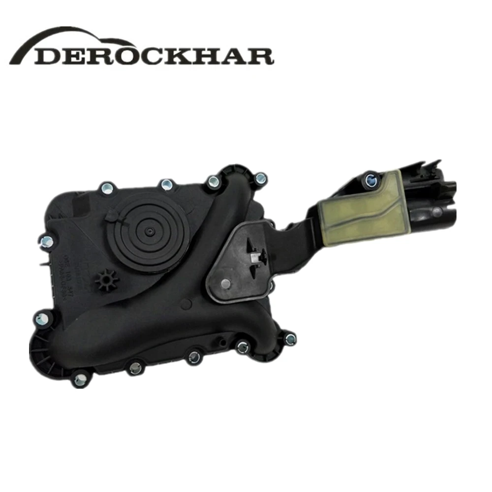 

DEROCKHAR Engine Crankcase Oil Separator For VWTouareg Audi A4 A5 A6 A7 A8 Q5 Q7 3.0L 2011- 06E103547F 06E103547C 06E103547H