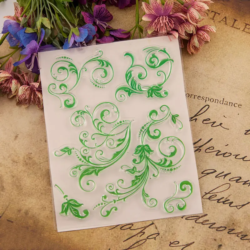 Graceful branches Clear Stamp Or stamp for DIY Scrapbooking/Card Making/Kids Fun Decoration Supplies A2116