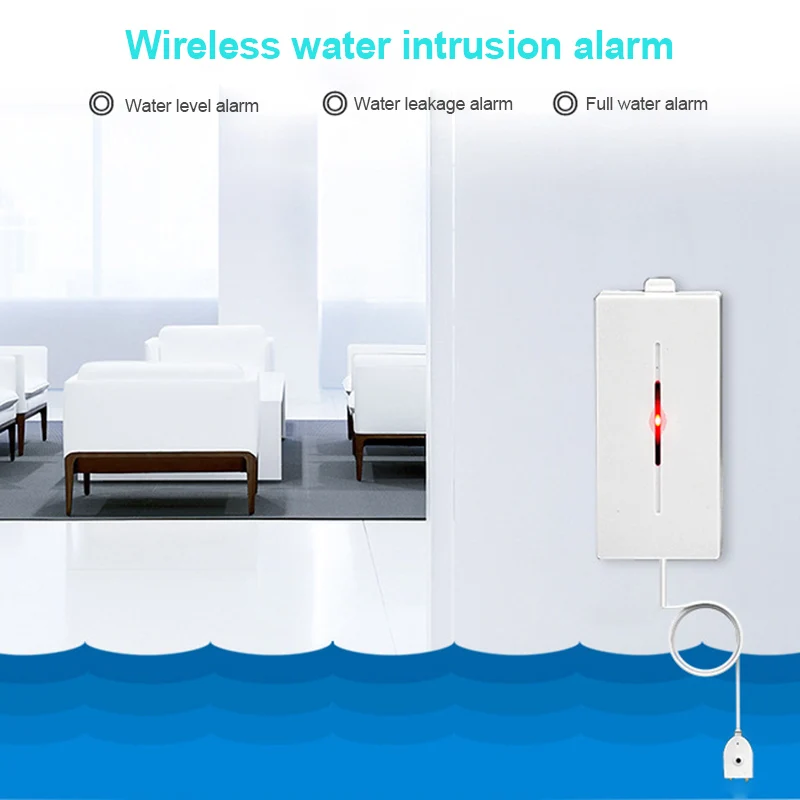 

Water Leakage Detector Low Power Consumption Water Level Alarm Device for Home GV99