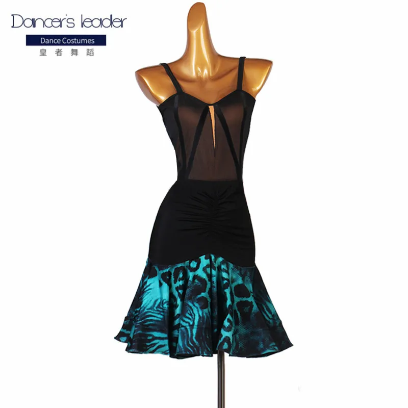 Customized Latin Dance Dress Women Sexy Sling Dance Practice Clothes