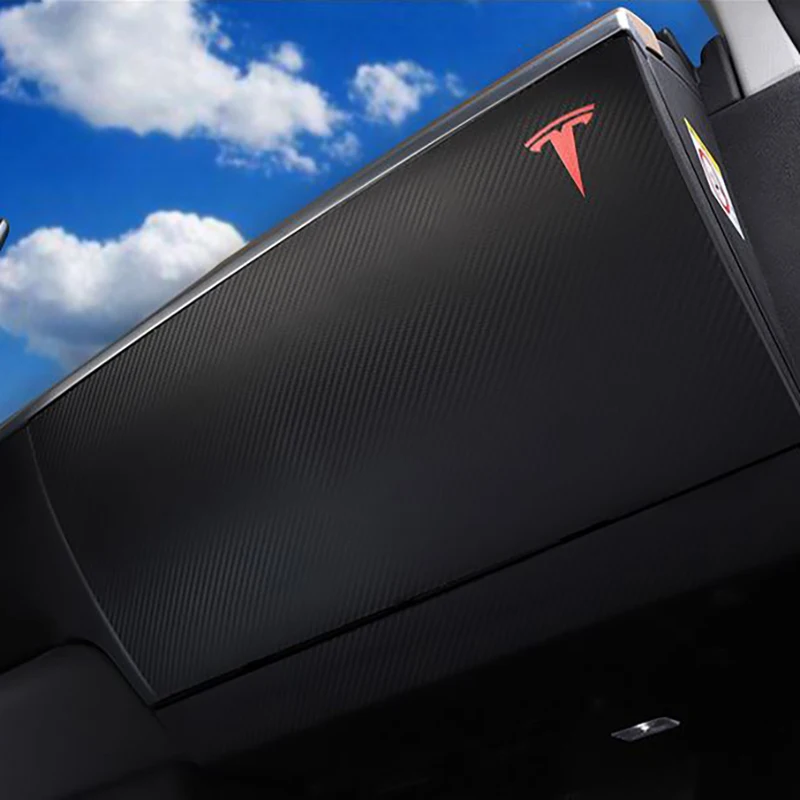 Glove Compartment Anti Kick Protection Sticker | Tesla Model 3