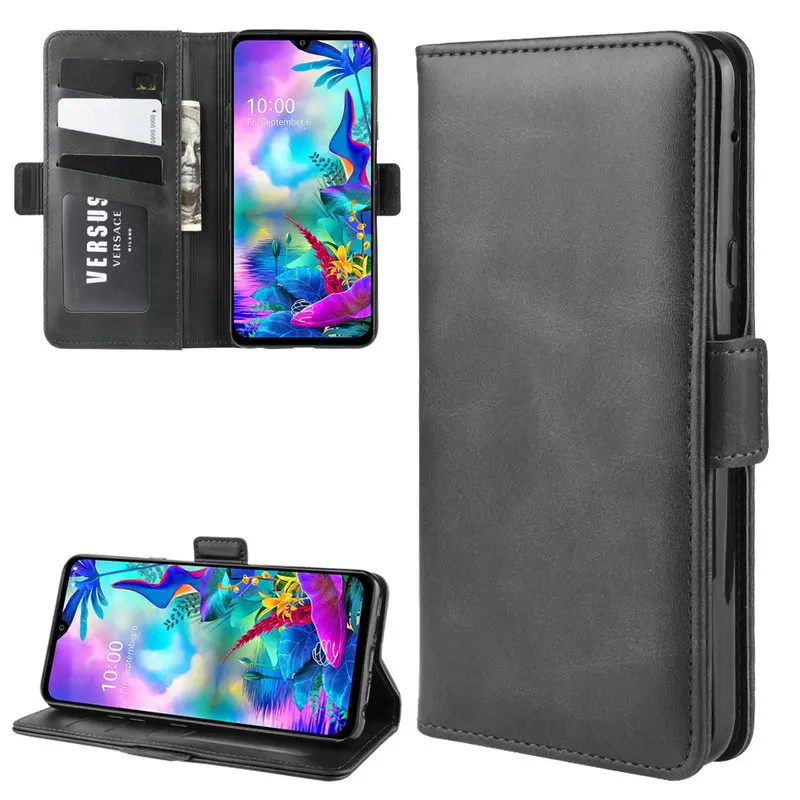 Для LG G8X ThinQ чехол-кошелек для LG G8X ThinQ для LG G8s ThinQ двойной откидной кожаный чехол для телефона Capa Etui Fundas>
