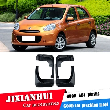 

For Nissan March 2011-2016 Mudflaps Splash Guards Front rear Mud Flap Mudguards Fender Modified special