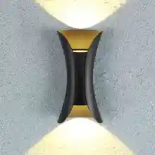 Наружный водонепроницаемый настенный светильник 6 Вт 10 Вт светодиодный алюминиевый настенный светильник IP65 освещение для ванной комнаты