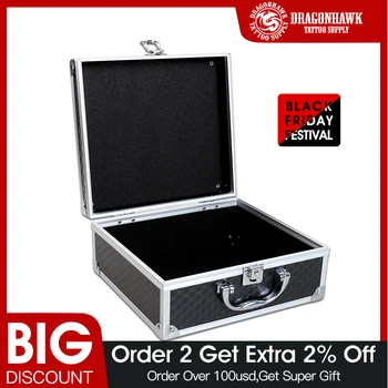 

Large Capacity Tattoo Machine Case Black Aluminium Carrying Case With Lock Permanent For Rotary or Coil Tattoo/Gun Machine