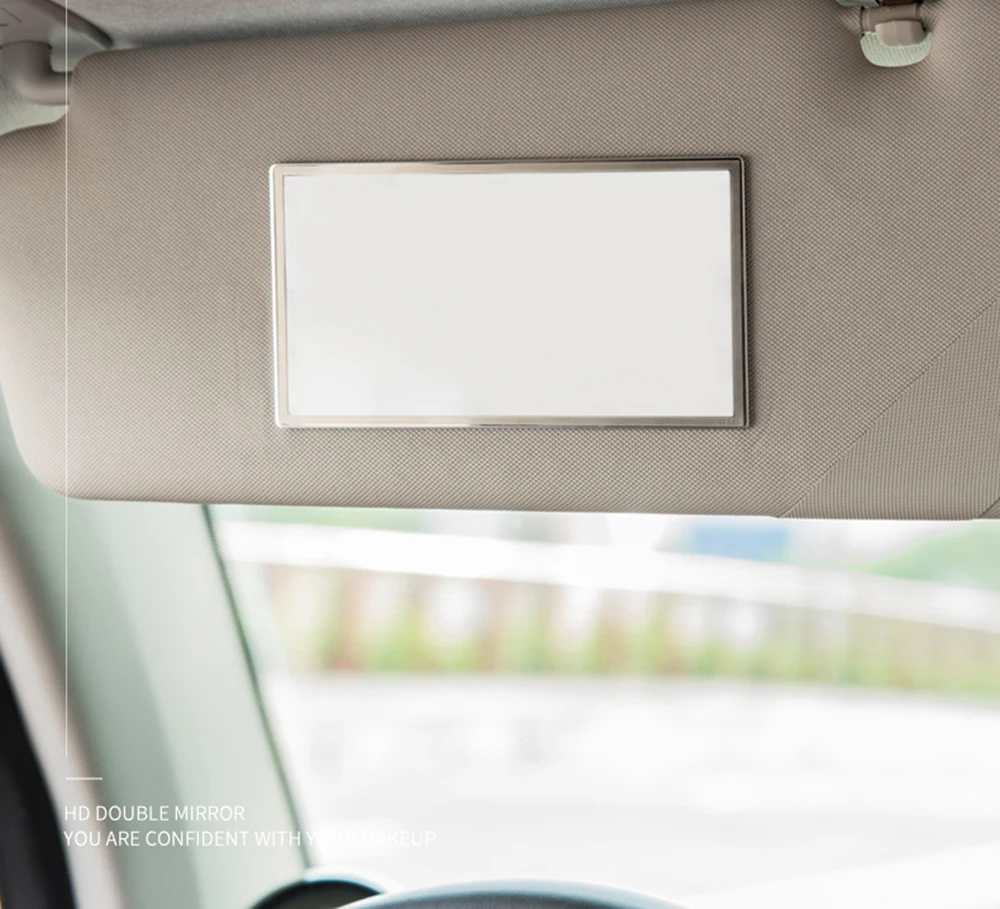 Автомобильный солнцезащитный козырек, защитное зеркало HD, зеркало для макияжа, декор интерьера для Smart 451 453 fortwo forfour, автомобильные аксессуары