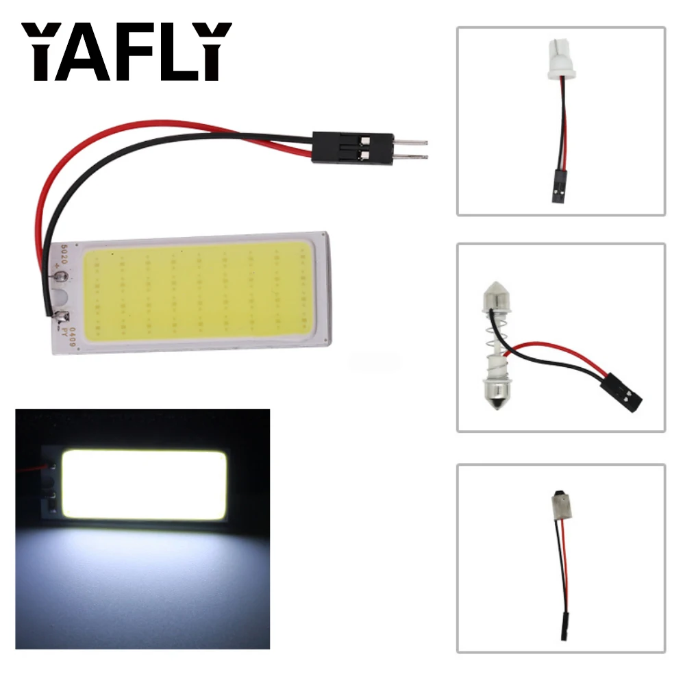 

1x C5W C10W LED COB Bulb Festoon 31mm 36mm 69mm 42mm 12V White 5W5 T10 W5W COB LED Light Car License Plate Interior Reading lamp