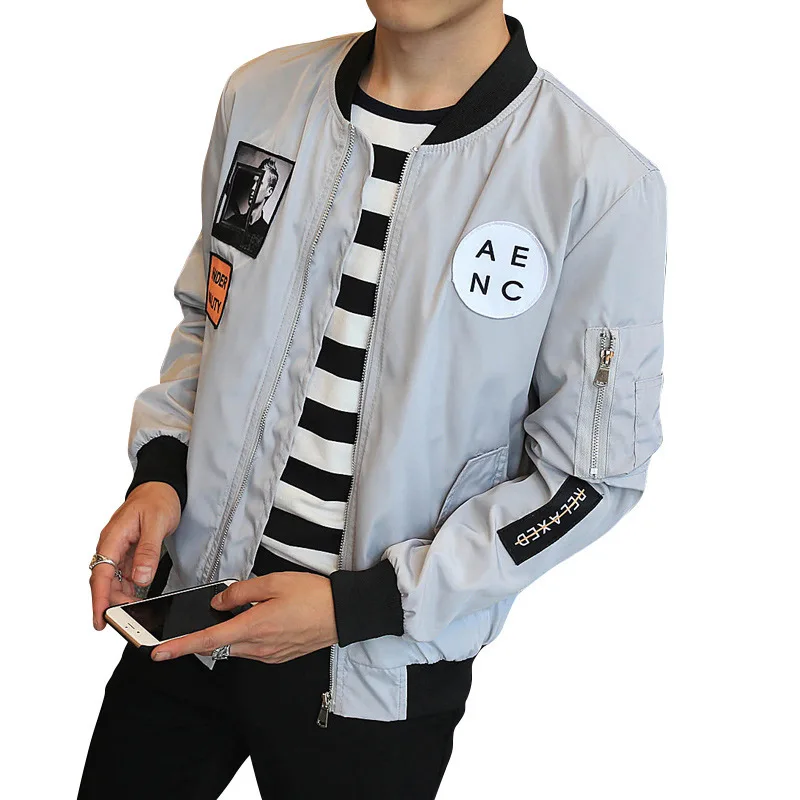 

2019 Men Spring Autumn Coat Fashion Baseball Uniform
