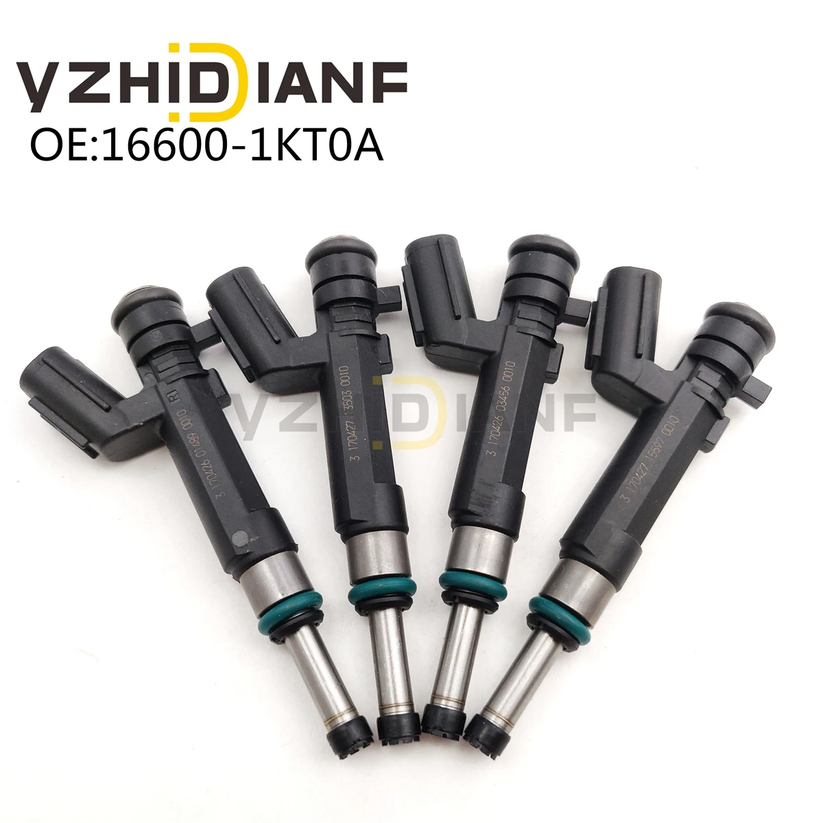 

4 шт. 16600 1KT0A 166001KT0A новый бренд 16600-1KT0A для форсунки топливного инжектора Nissan Versa 2012-2015 1,6l HR16DE