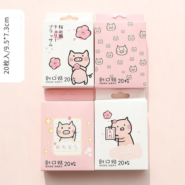 Skin Patch Cartoon Animal Mouse Pattern Band Aid Sports First Aid Kit Portable Adhesive Bandage Wound Dressing Tape