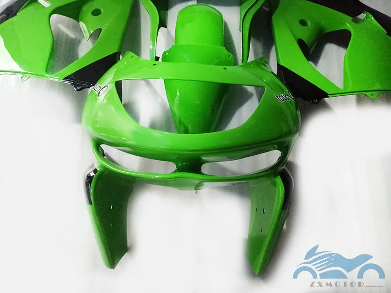 Высококачественный комплект обтекателей для Kawasaki Ninja 1998 1999 ZX9R ABS пластиковые мотоциклетные спортивные обтекатели комплект 98 99 ZX-9R зеленый черный комплект