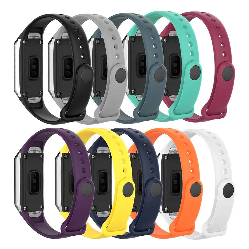 Браслет ремешок для samsung Galaxy fit SM-R370 спортивный мягкий силиконовый сменный ремешок для samsung аксессуары