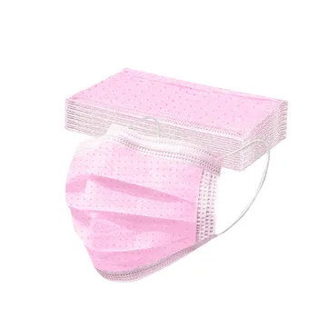 

30pcs Children's Disposable Mask mondkapjes wegwerp Solid Color Disposable Mask Three-Layer Safety Protective Dust-Proof Masks