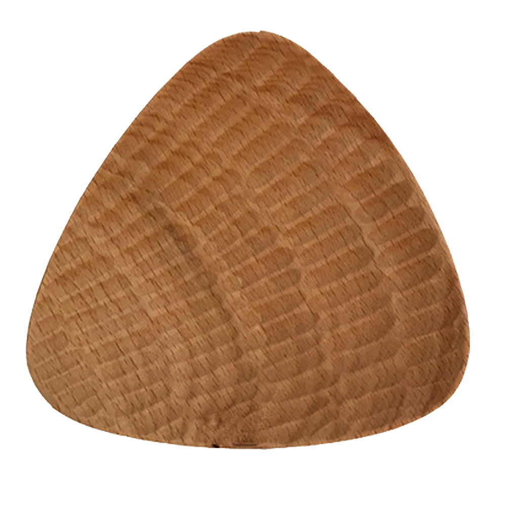 Japanese Style Triangle / Square Tray Food Cheese Plate Cafe Cake Platter Wood