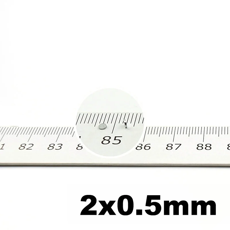 

Микро-Точный магнитный цилиндр диаметром 2 0,079 дюйма, маленький круглый диск 2x0,5 мм, сенсор, миниатюрные магниты для обучения, 200 шт.