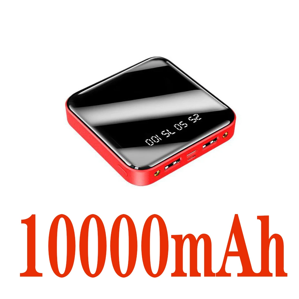 Mini 88000mAh Portable Power Bank 2 USB LCD Digital Display Fast Charging External Battery Powerbank For iPhone Xiaomi Huawei powerbanks Power Bank