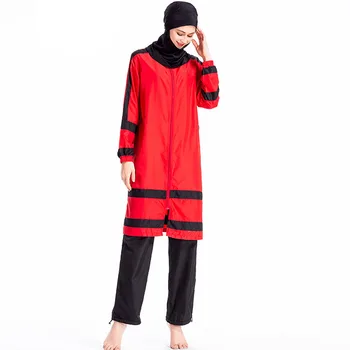 

Women Swimwear Burkini Beach Summer Full Cover Muslim Fashion Arab Modest
