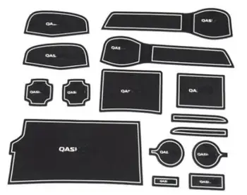 

Dedicated for nissan 2016-2018 new Qashqai decorative door groove pad non-slip cup cushion interior accessories