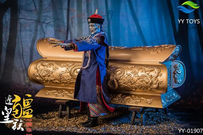 Полный набор 1/6 YY игрушки 01906 Uncle Zombie Frontier Royals Qing Dynasty Figure TOYS обычные для фанатов коллекция подарок