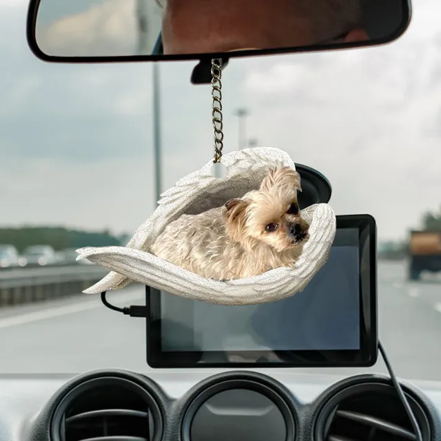 1Dc Kreatív 3D -S Akril Állati Sík Medál Kulcstartó Dísz Aranyos Autó Hátizsák Függő Díszes Otthoni Dekoráció Tartozékok - Image 2