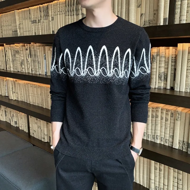 

Jersey Hombre Kerst Sweater Sweater Male 2019 Winter Personality Trend Christmas Sweater Men Erkek Mont Long Sleeve Sweater Men