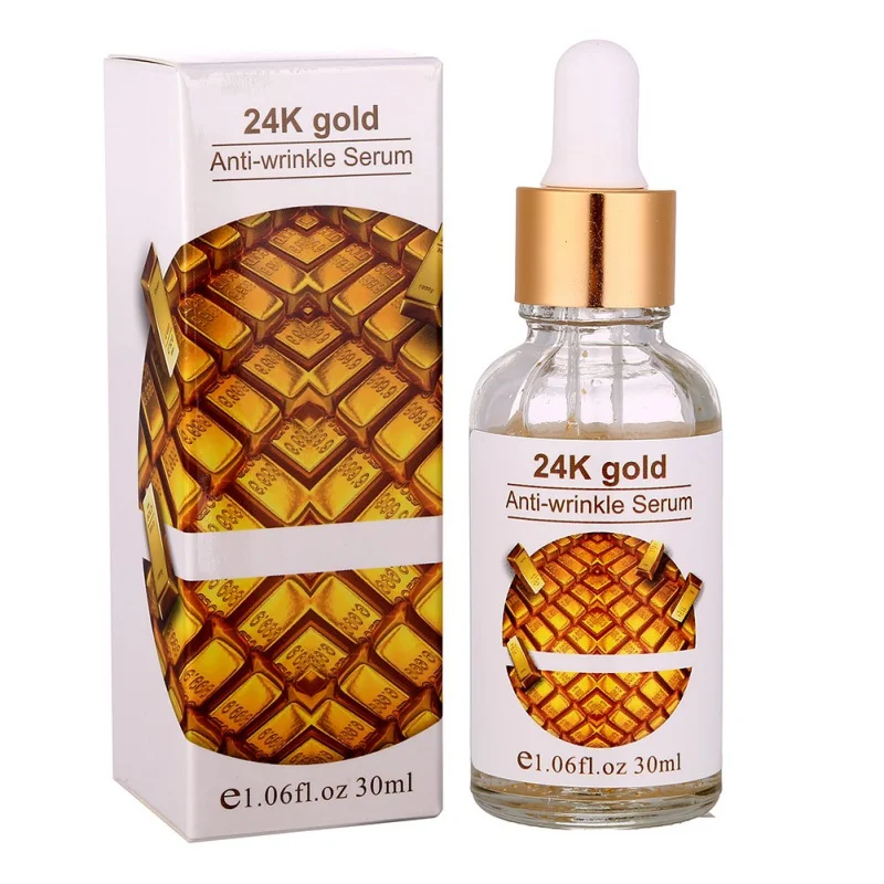 Женский 24k Gold Essence антивозрастной коллаген от морщин кожи сыворотка отбеливающая увлажняющий с гиалуроновой кислотой жидкий экстракт 5456