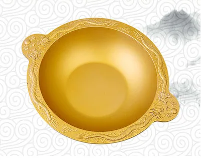 Shuanglong Chongqinghot антипригарный двухароматный горячий горшок специальный мандарин утка электромагнитная плита газовая суп тушеная кастрюля жаровня - Цвет: Красный
