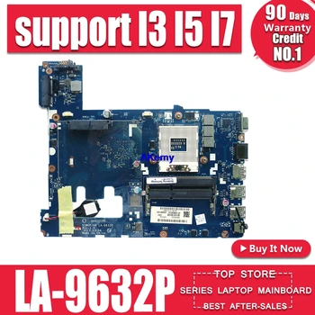 

LA-9632P Laptop motherboard for Lenovo G400 original mainboard HM76 (support I3 I5 I7)