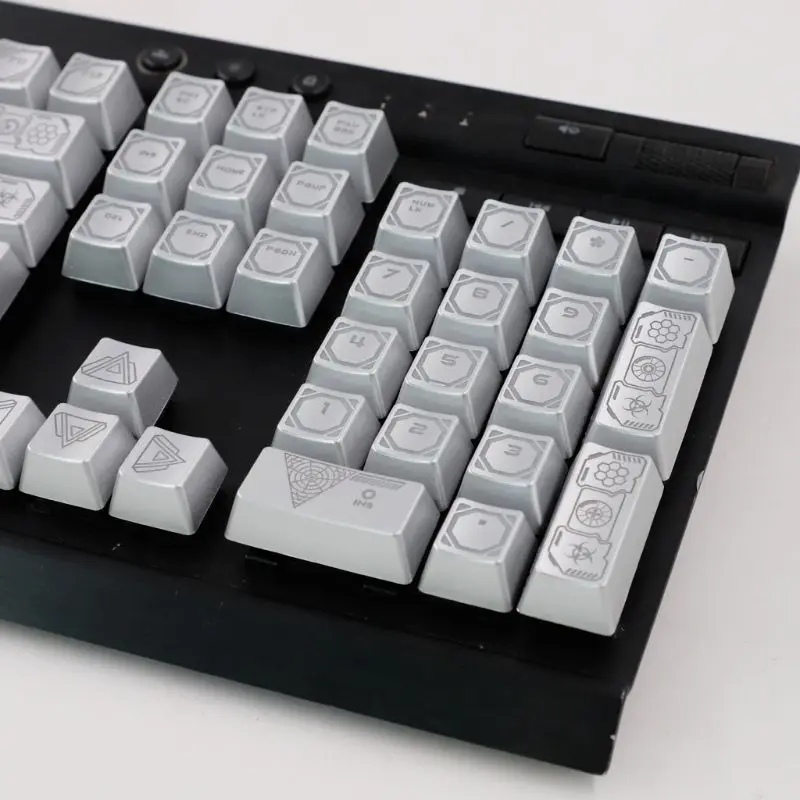 RGB 104 Keycaps ANSI Layout OEM ABS Shot Keycap с подсветкой для razer BlackWidow