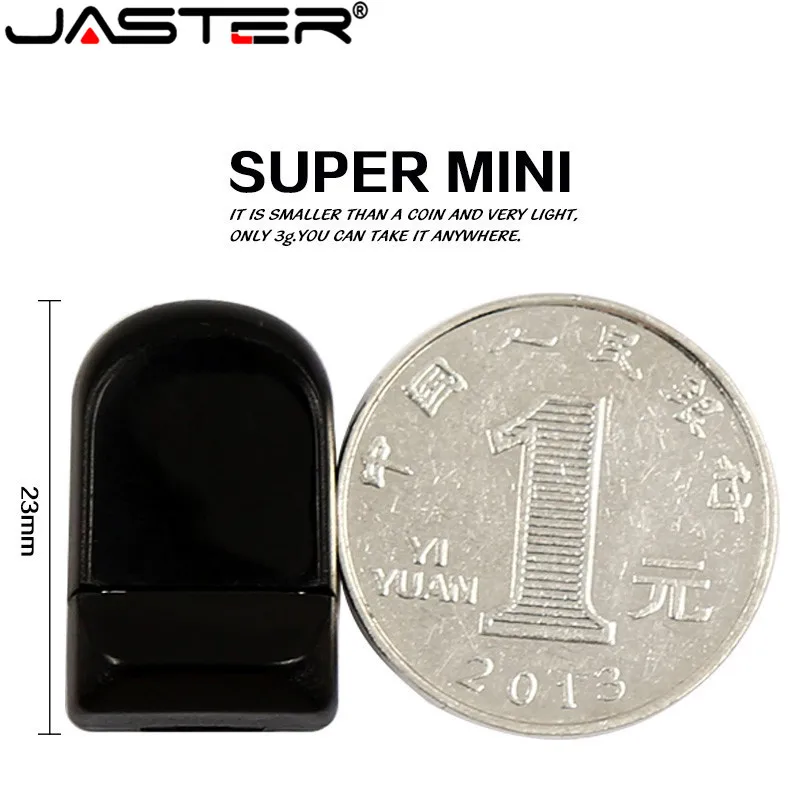 Флэш накопитель JASTER 100% реальная емкость миниатюрный USB флеш 2 0 флэш 64 ГБ 32 16 8 4 Гб