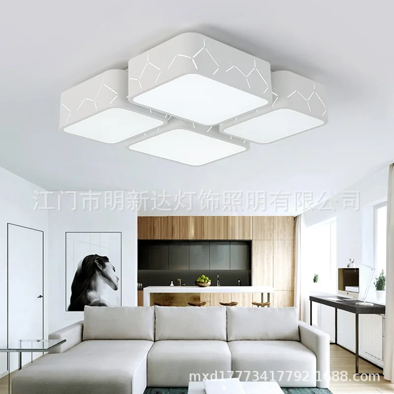 

Living Room Ceiling Lamp Minimalist Modern Rectangular Glorious Household Top Grade Creative Bedroom Room LED Ceiling Lamps