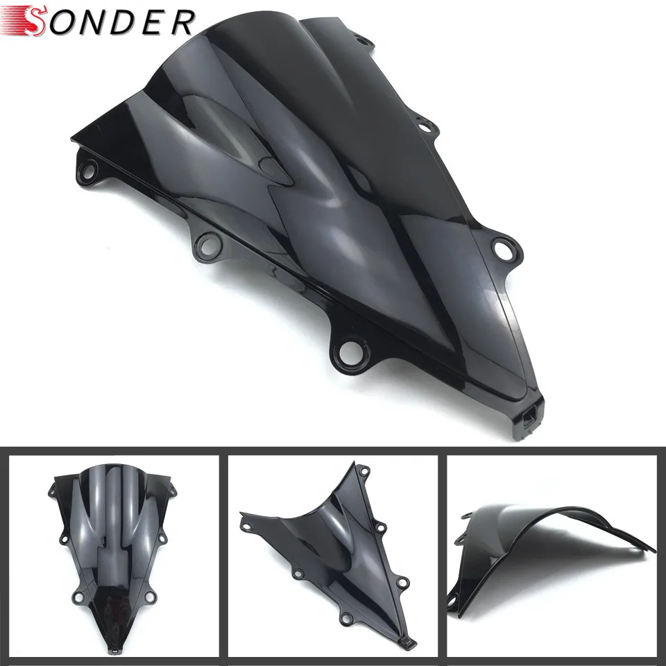Черный дымчатое лобовое стекло для мотоцикла, лобовое стекло для Honda CBR 300R CBR300R CBR 300 R аксессуары