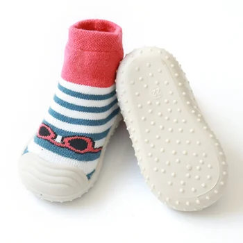

Baby Boys Girls Shoes Infant Autumn Cotton Cartoon Print Socks Warm Anti Slip Floor Socks Shoes Leg Warmer