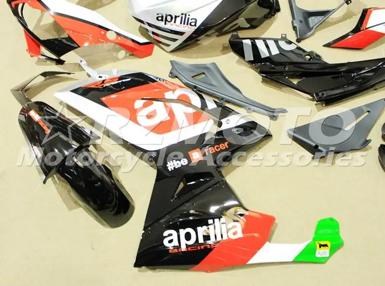 4 подарки ABS впрыск набор подходит для Aprilia RS125 06 07 08 09 10 11 RS4 РСВ 125 2006 2011 обтекатели, серебристый, красный цвета