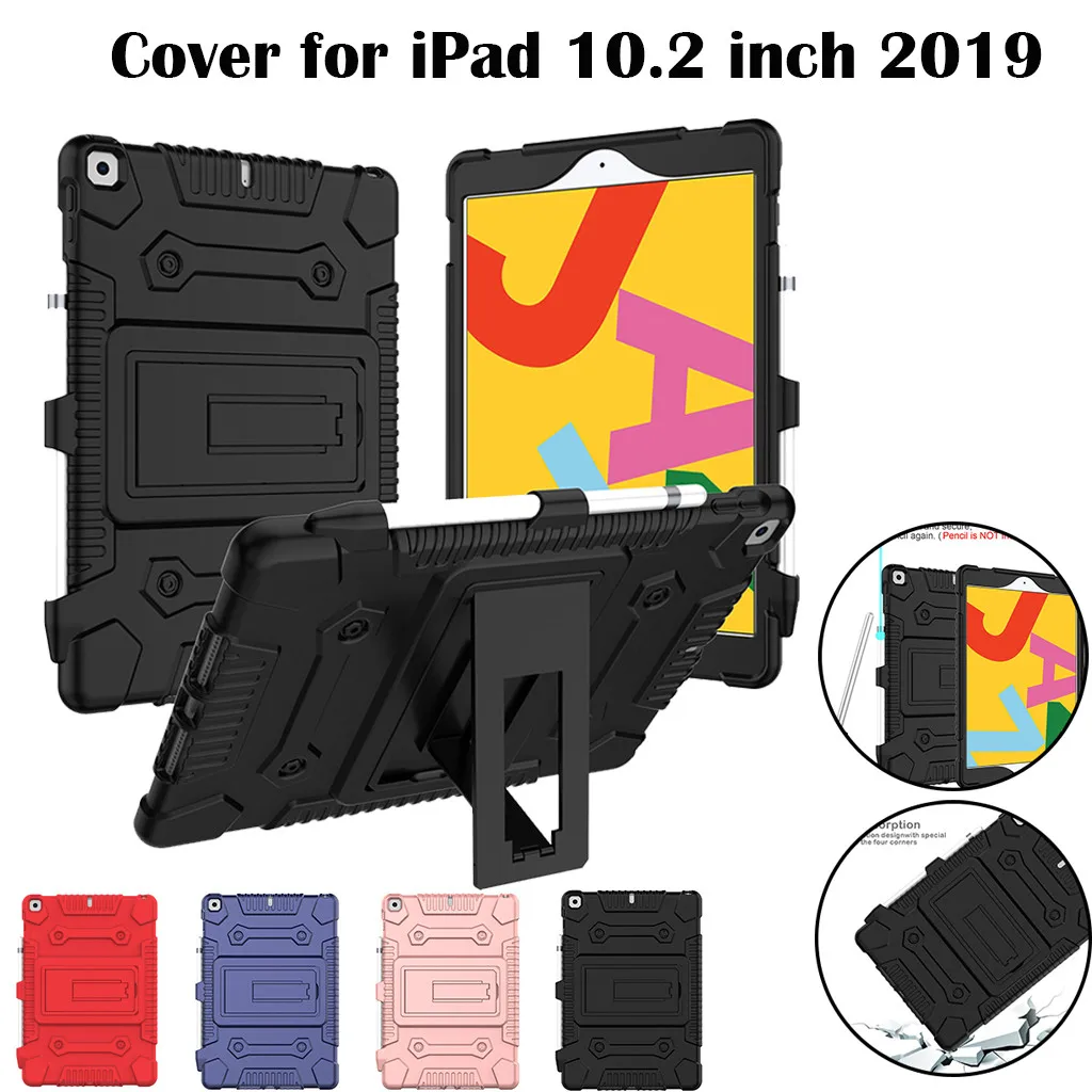 Protector Stand case Folding Stand Protective Case Stand Cover For IPad 10.2 Inch With Pen Slot Funda case Dropshipping#G