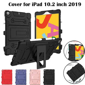 

Protector Stand case Folding Stand Protective Case Stand Cover For IPad 10.2 Inch 2019 With Pen Slot Funda case Dropshipping#G