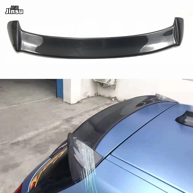 Спойлер на заднюю крышу из углеродного волокна для BMW 1 серии 116i 120i 125i M135i M140i 2017 2019
