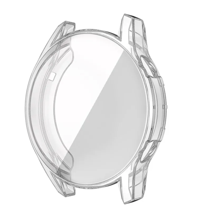 clear Защитный чехол для huawei watch GT 2 46 мм, защитный чехол из мягкого ТПУ на весь экран HD для Gt 2, чехол для часов, аксессуары для часов - Цвет: clear