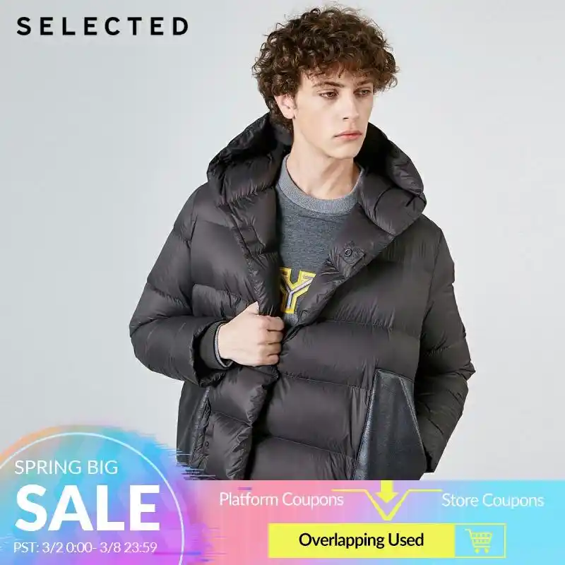 mens duck down parka