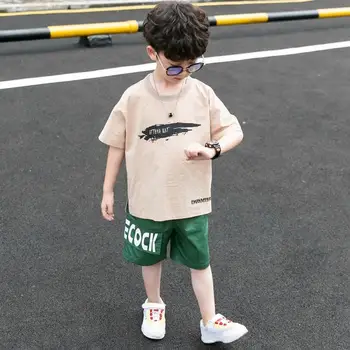 

Children's Clothing Boys' Summer Suit 2020 New Style Children's Two-Piece Korean-Style Handsome Fashion Suit