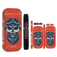 Voor Iqos 2.4 Plus Cover Kleurrijke Skin Punk Schedel Adhesive Printing Label Sticker Skin Universal Case