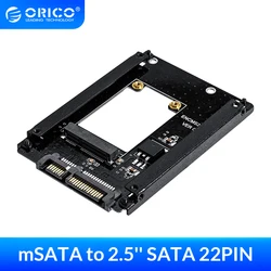 ORICO – adaptateur mSATA vers SATA 3, 2.5 pouces, 22 broches, pour SSD 25x30 