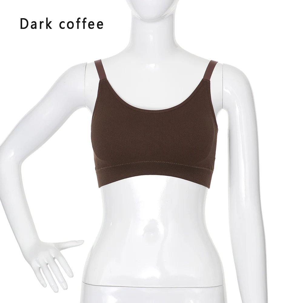 dark coffee Бесшовный бюстгальтер, бюстгальтеры для женщин, полная чашка, дышащий бюстгальтер без косточек, бюстгальтер для сна - Цвет: dark coffee