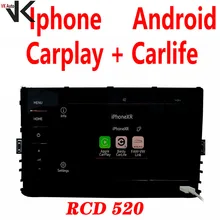 Fabrycznie nowe oryginalne radio RCD520 do golfa MK7/Passat B8/Tiguan mk2/t-roc/t-cross 5GG03586 9 pełny wymiar ekranu dotykowego Carplay unit